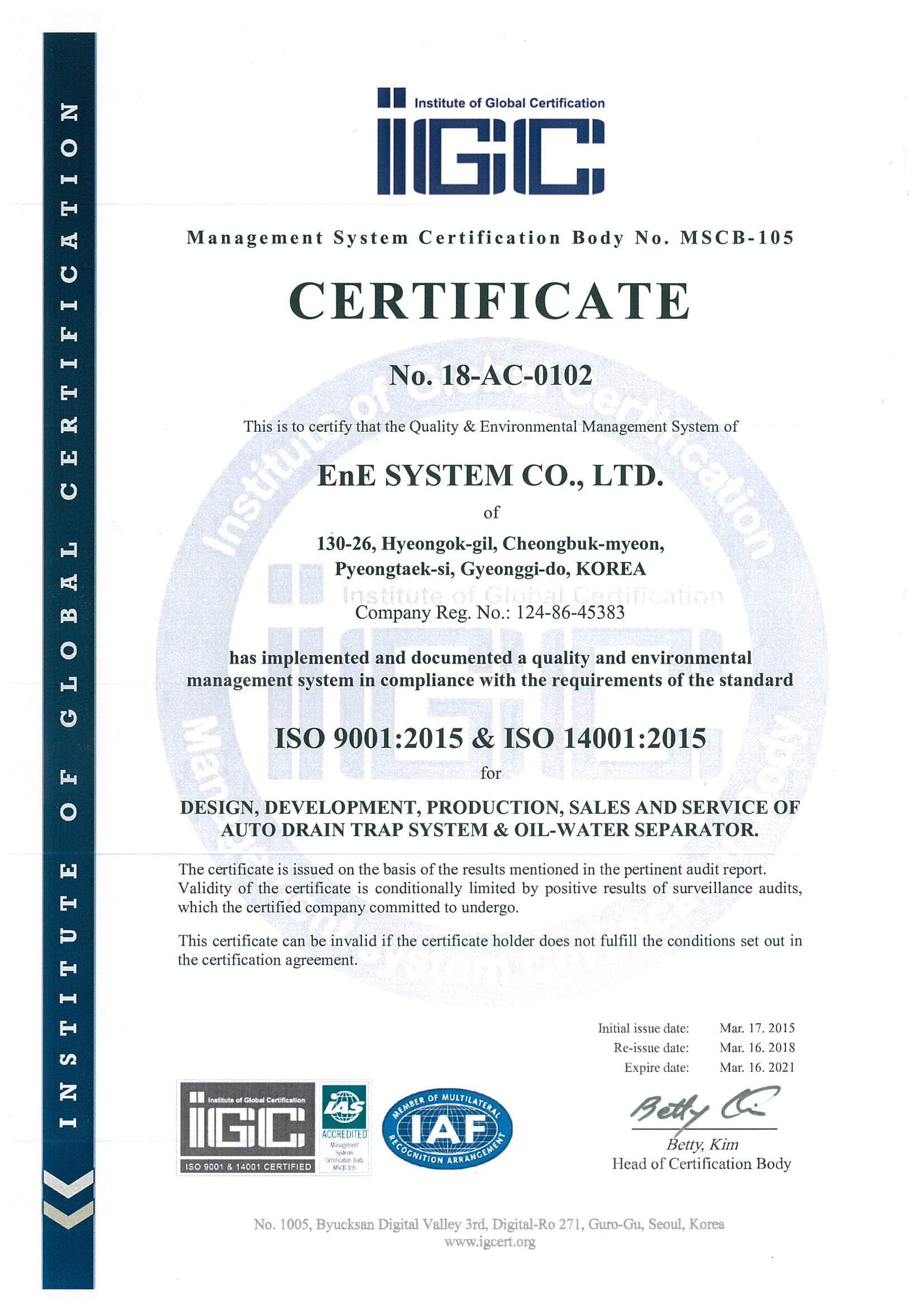 ISO 9001 & ISO 14001(영문)-1